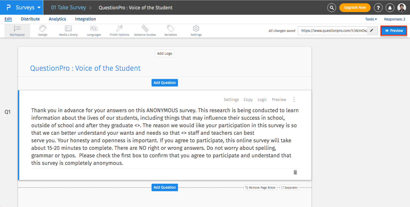 Survey Software Help Image